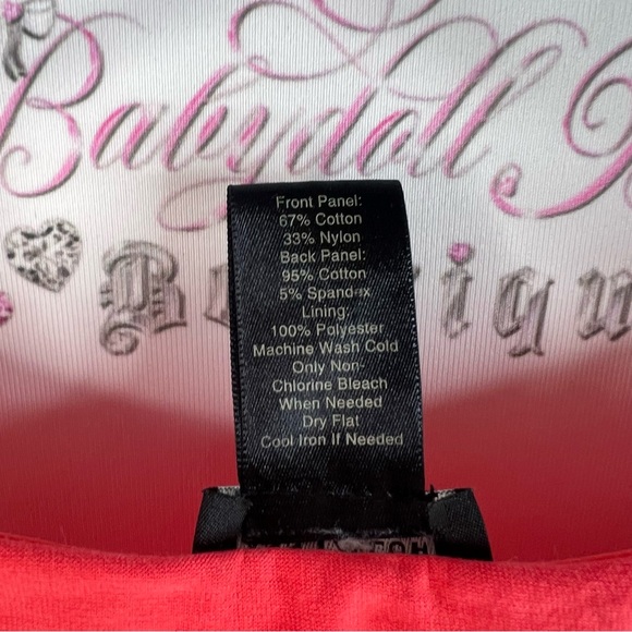 Ann Taylor tank top crochet lace dual color tan Red Textured Tank Top - Picture 8 of 9